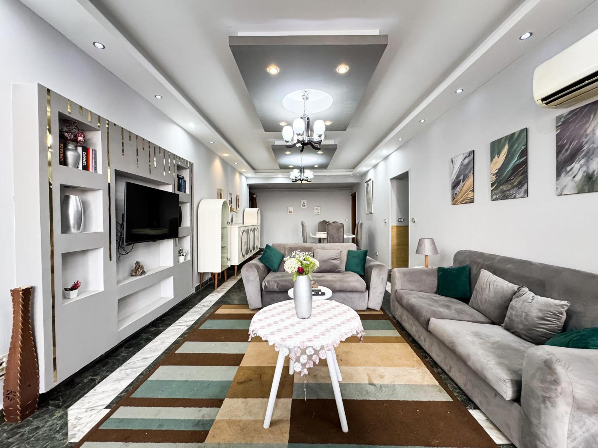 Apartment 2br On Maadi Nile Corniche Cozy 4beds